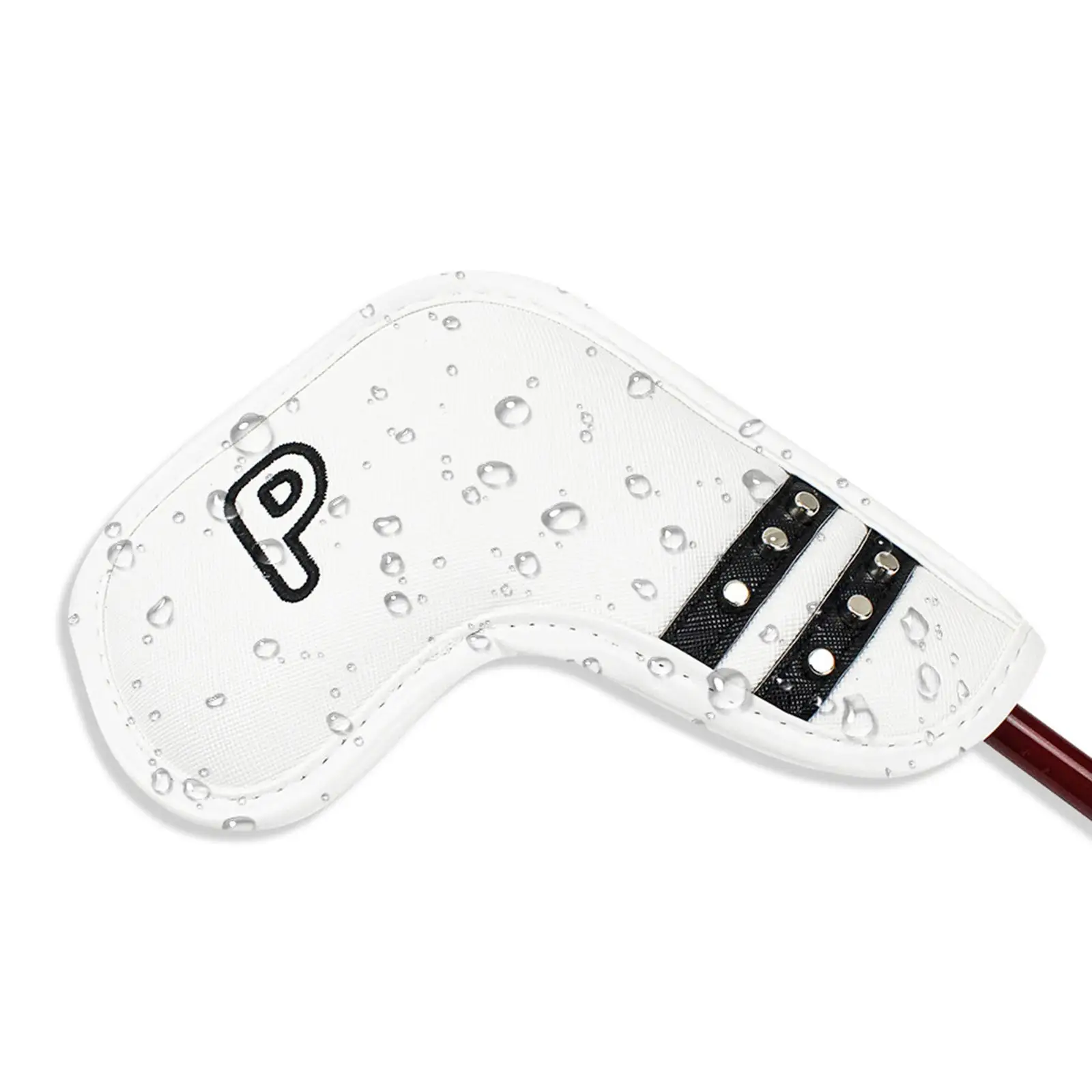 

9x Golf Iron Head Covers Supplies Protective with Embroidered Tag Soft Lining Equipment Golf Wedge Covers for Putter Training