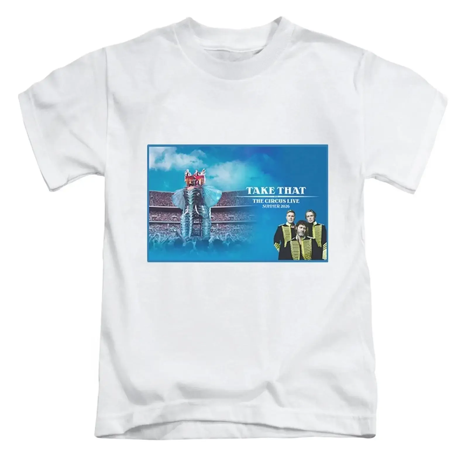 Take That The Circus Live Erwachsene T Shirt Fun Musik Oberteil Neu vintage Washed Comfortable designer clothes Versatile