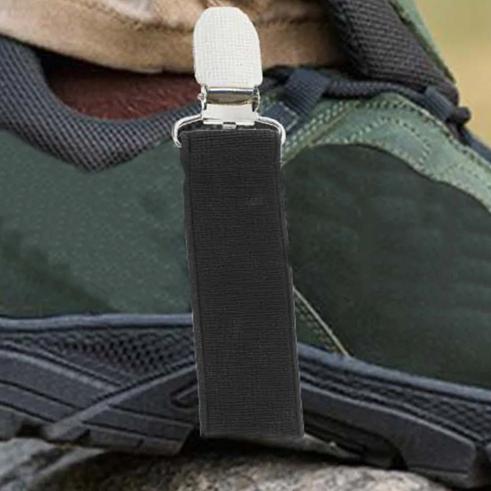 

2pcs Elastic Boot Windproof Adjustable Pant Holders For Motorcycle Cycling Outdoor Metal Elastic Material Unisex Trouser Fixing