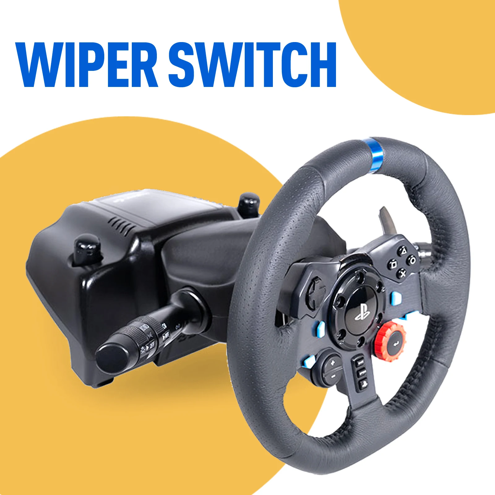 

Simulator Games Steering Wheel For Logitech G29 G27 G920 Wiper Switch Turn Signal Retrofit Kit for Euro Truck