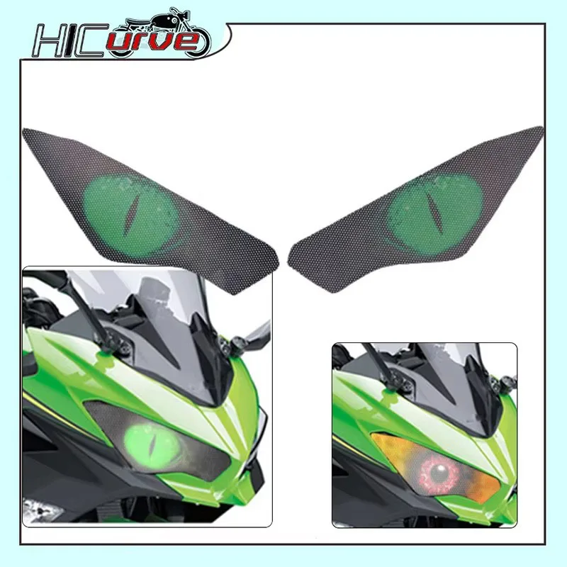 

Motorcycle Headlamp Protection Sticker Decoration Sticker For NINJA400 NINJA 400 2018-2023