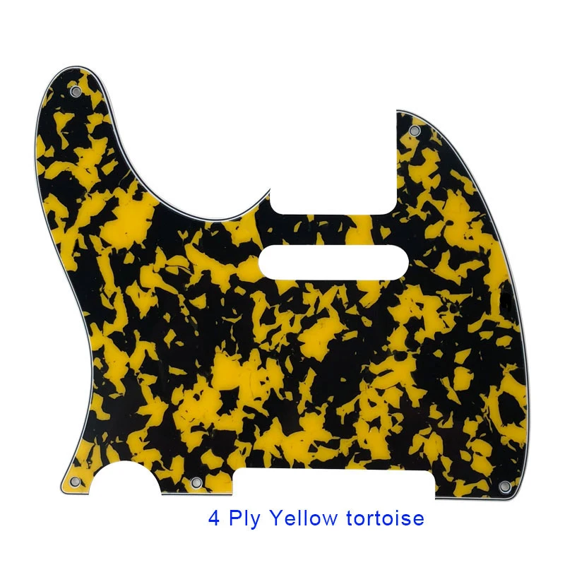 Pleroo Parts For Left Hand US Standard 5 Screw Holes 52Year Tele Telecaster Guitar Pickguard Scratch Plate Multicolor Choice