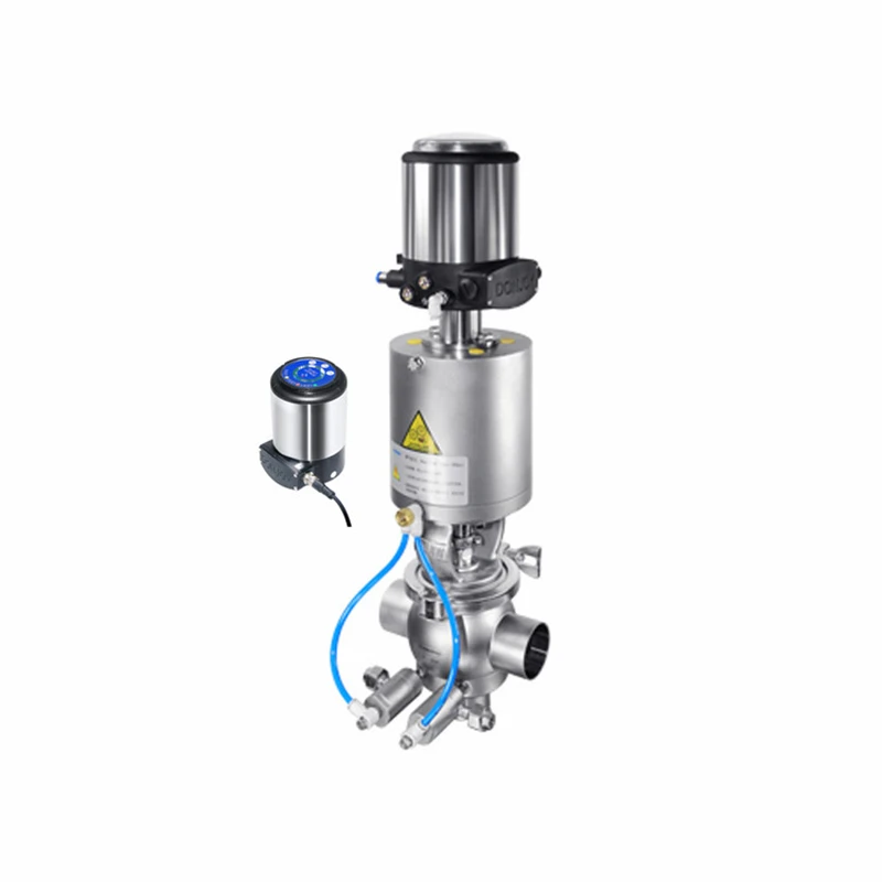 DONJOY SS316L Sanitary Mixing Proof Valve Food Grade Reversing Valve Stainless Steel Anti-mixing Valve