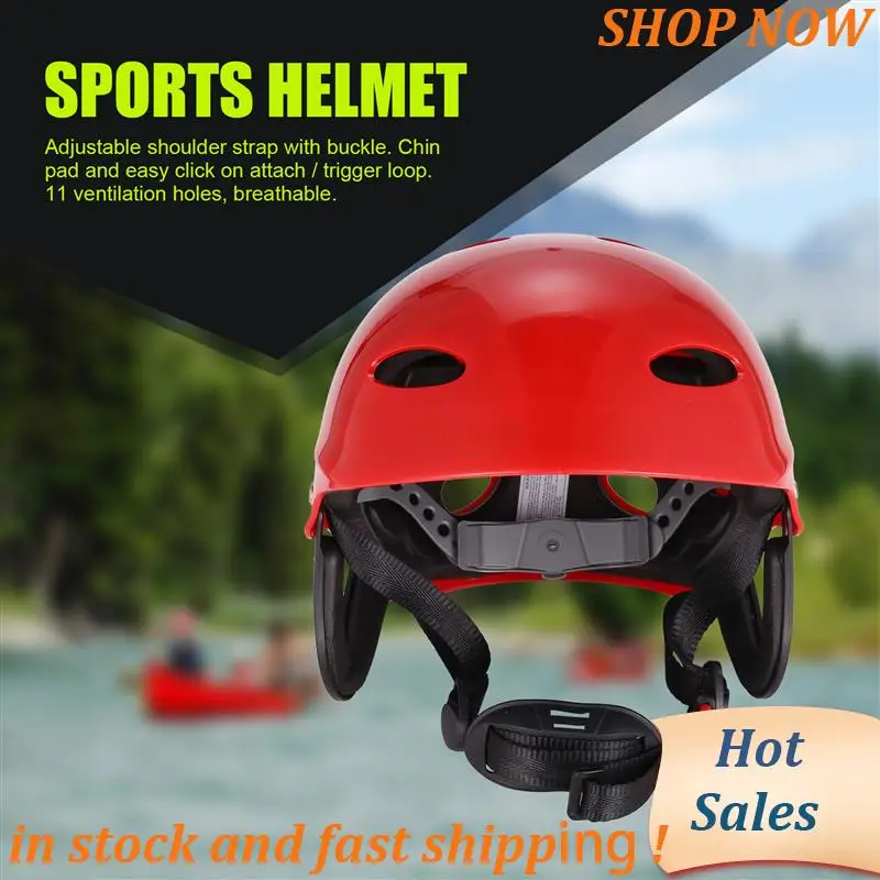 

ABVB-Safety Protector Helmet 11 Breathing Holes For Water Sports Kayak Canoe Surf Paddleboard