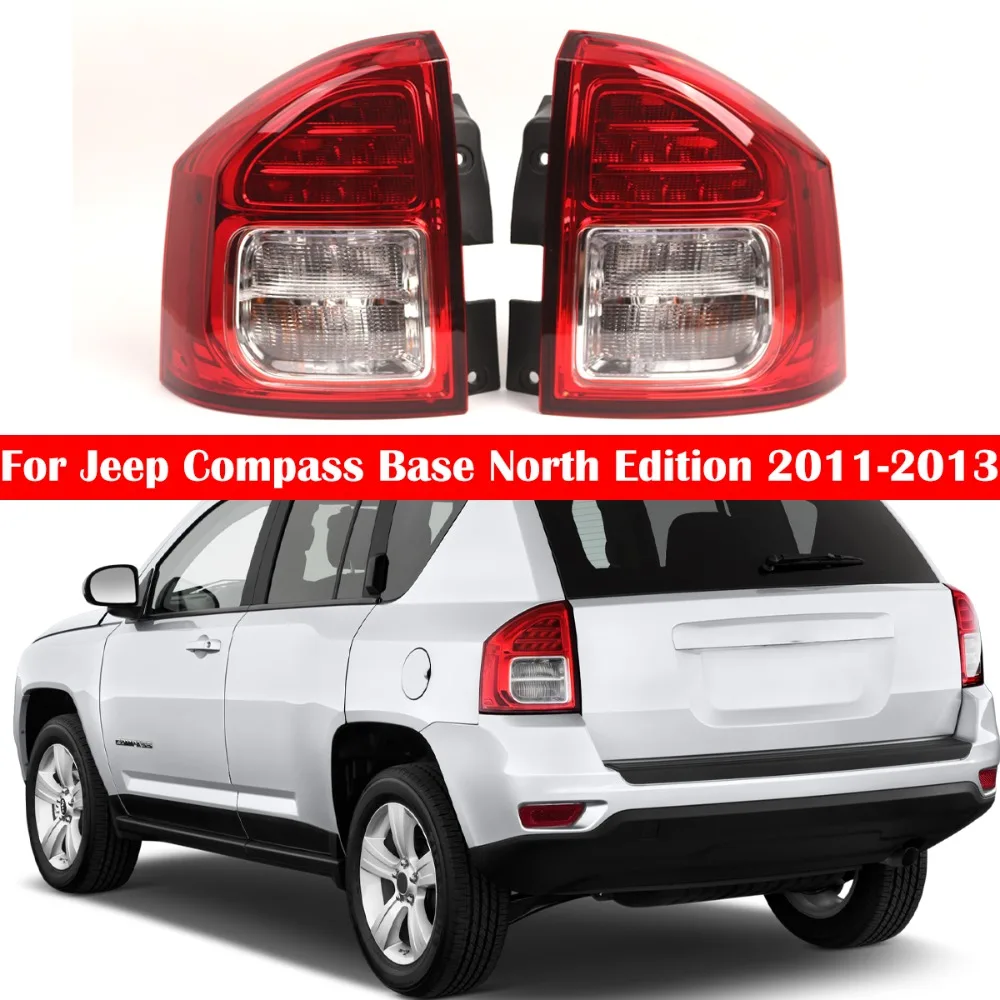 5182543AC 5182542AC Fits For Jeep Compass 2011 - 2013 LED Tail light Rear Bumper Light Tail Stop Brake Lamp Turn Signal Warning