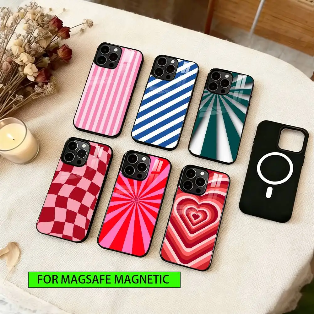 

Clean line art Phone Case For iPhone17,16,15,14,13,12,11 Plus,Pro Magnetic with Magsafe Wireless Charging