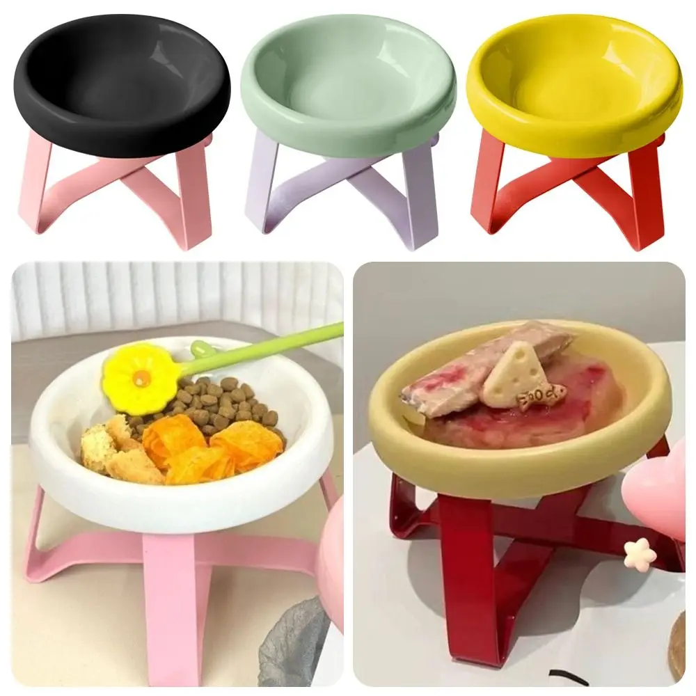 New Spine Protection Pet Bowl High Feet Neck Protection Dog Bowl with Stand Cat Bowl Pet Supplies