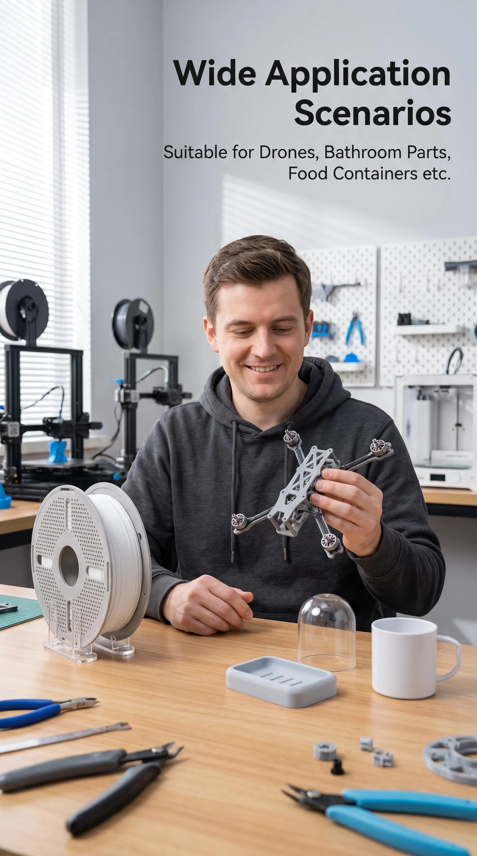 High-Speed PCTG Filament (Purple, Red, Blue, Yellow, Orange, Brown etc)