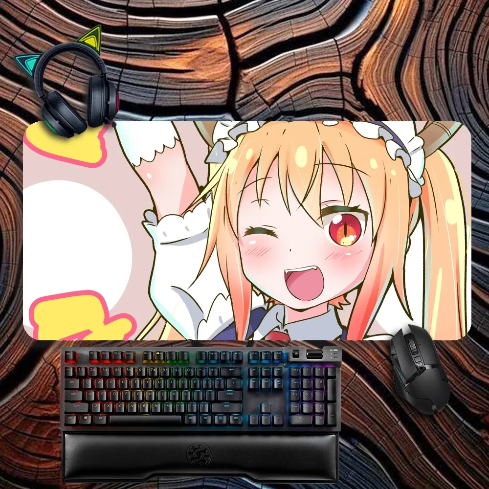 Anime M-Miss K-Kobayashis D-Dragon Maid Mouse Pad Non-slip Lockedge Office Student Gaming Thickened Large Writing Pad Cushion