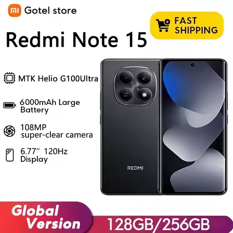 Xiaomi Redmi Note 15 4G Global Version Smartphone...