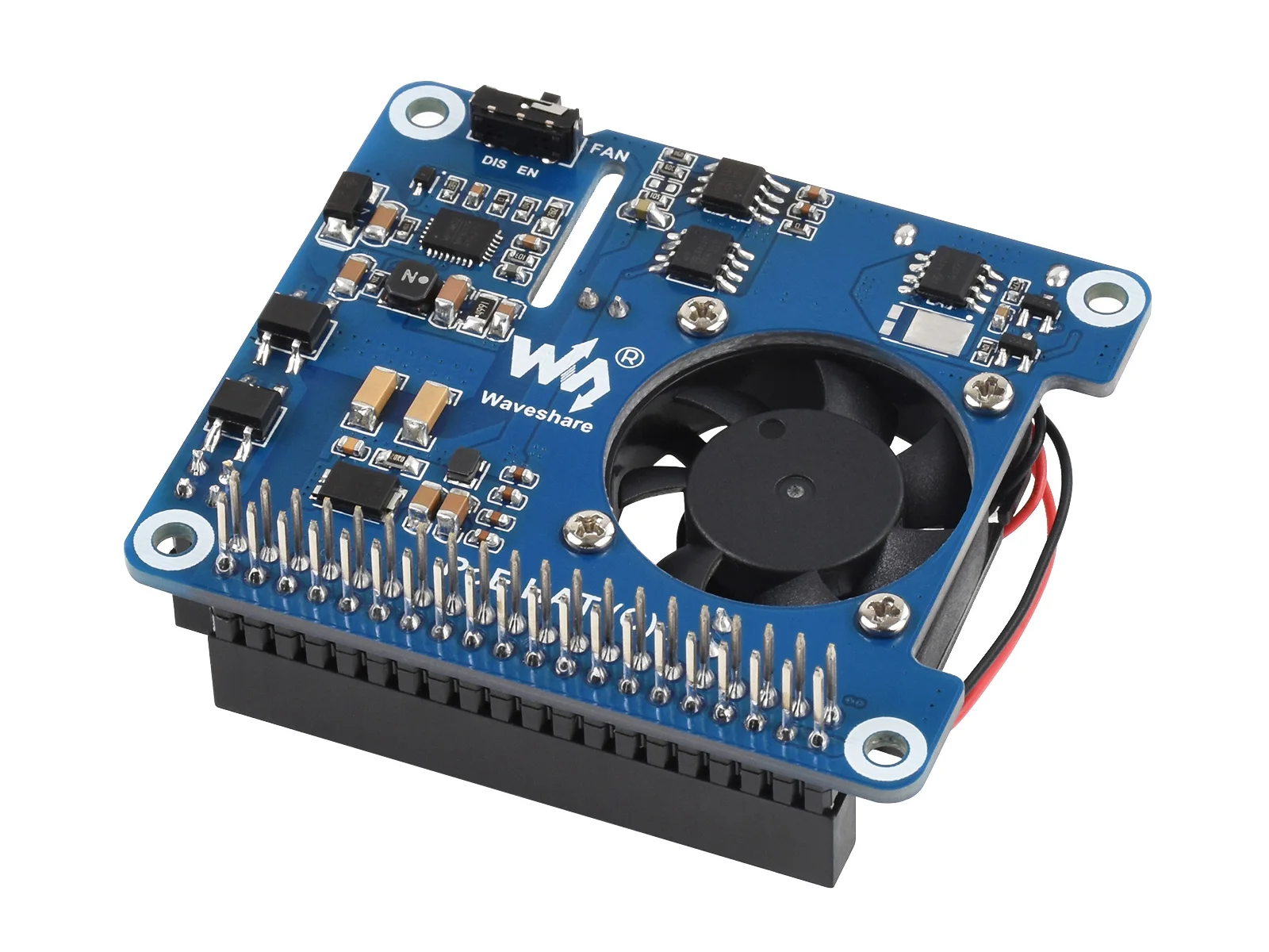 Waveshare Power Over Ethernet HAT (Typ C) POE HAT dla Raspberry Pi 3B+/4B, zgodny z 802.3af/at, Raspberry Pi 4 POE HAT — zdjęcie produktu 5