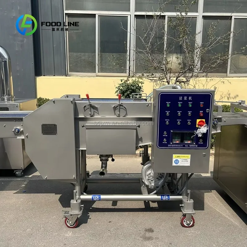 Custom Made High Quality  Applicator Bread Crumb Coating Machine Battering and Breading Machines