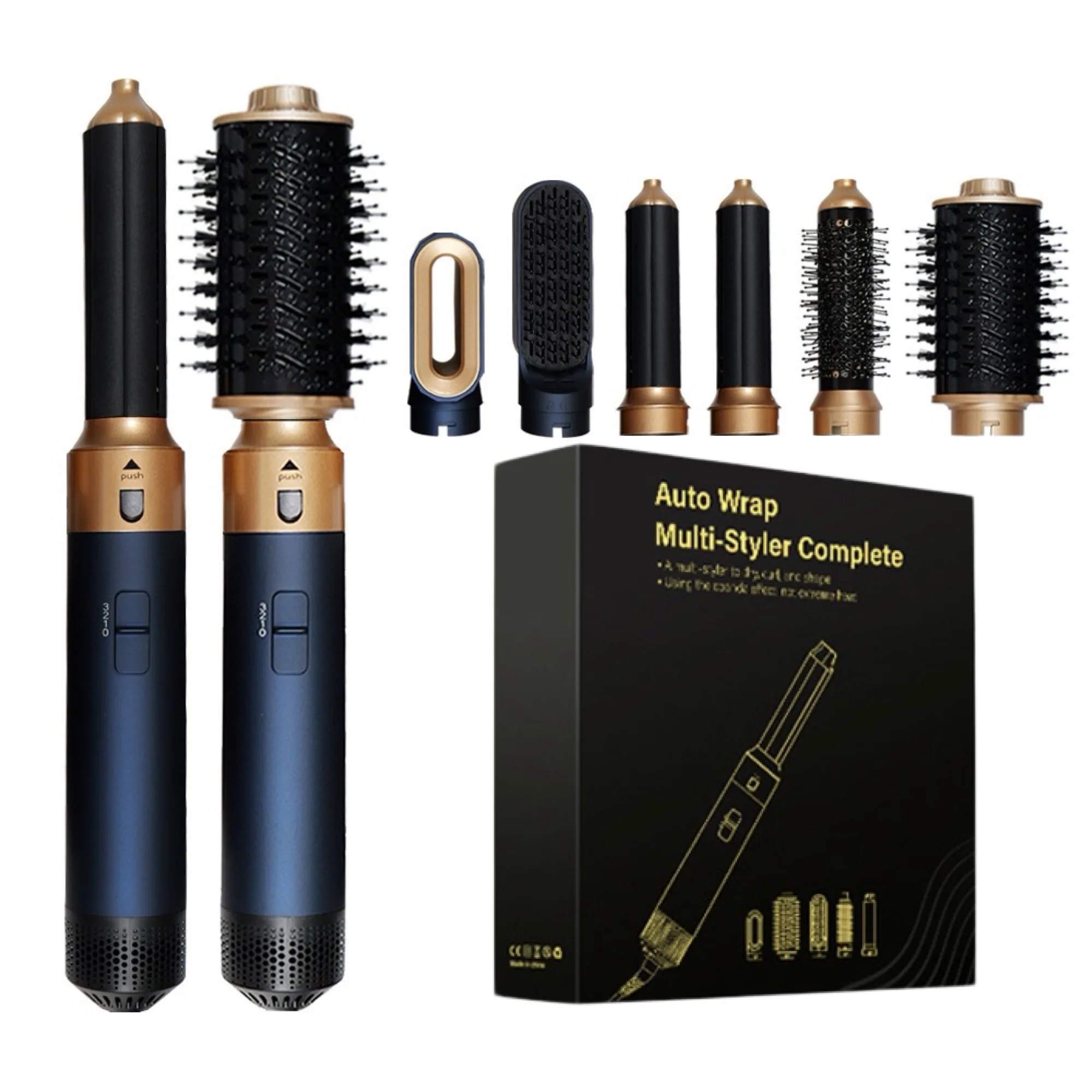 6 in 1 Hair Dryer Multi Styler With Hair Brush Curling Iron Hair Straightener Personal Care Styling Tool Hair Dryer Multi Styler image 5