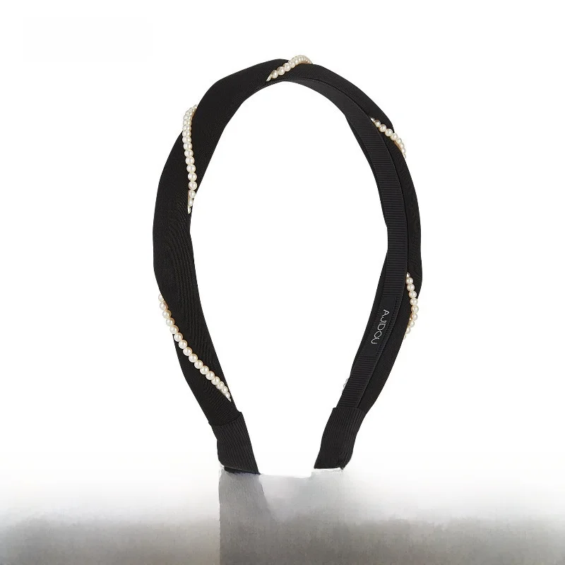 elegant-pearl-hairband-women's-fashionable-accessory-ajidou-afternoon-starlight-series-high-end-feelings-korean-style-hair-or