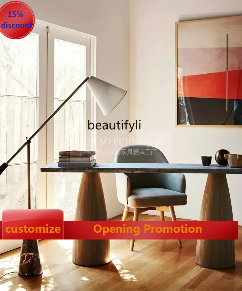 

ss7486 Retro solid wood entrance table, wabi-sabi wind entry foyer, entrance table integrated against the wall, side table New L