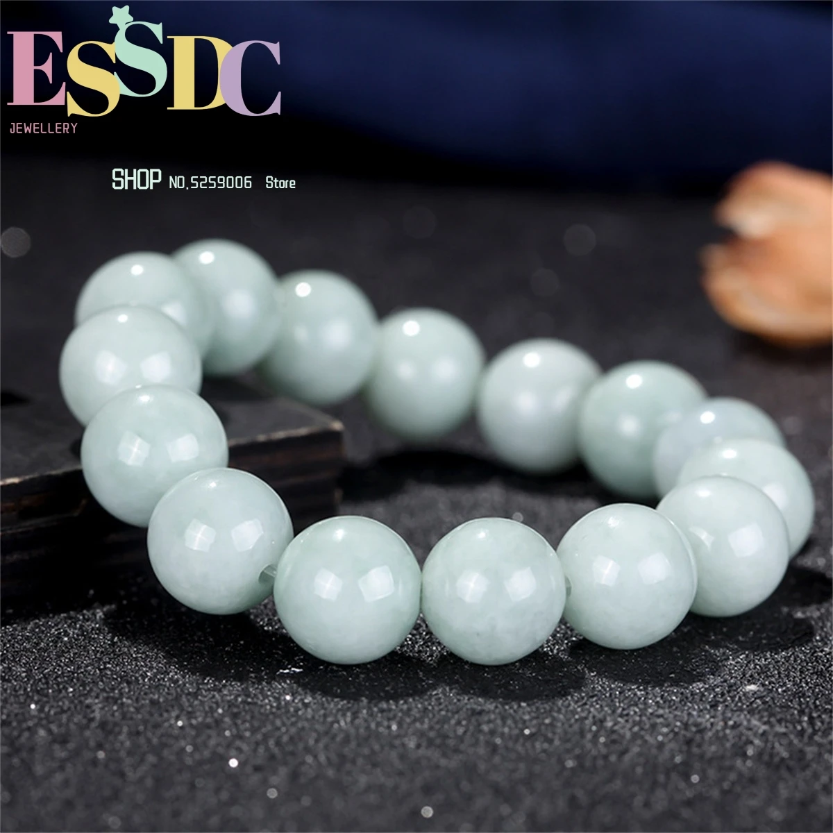 

Laokeng Jade Light Bean-colored Round Beads Handstring Men's and Women's Bean-type Wholesale Fashion Jewelry Charm Gift Ornament