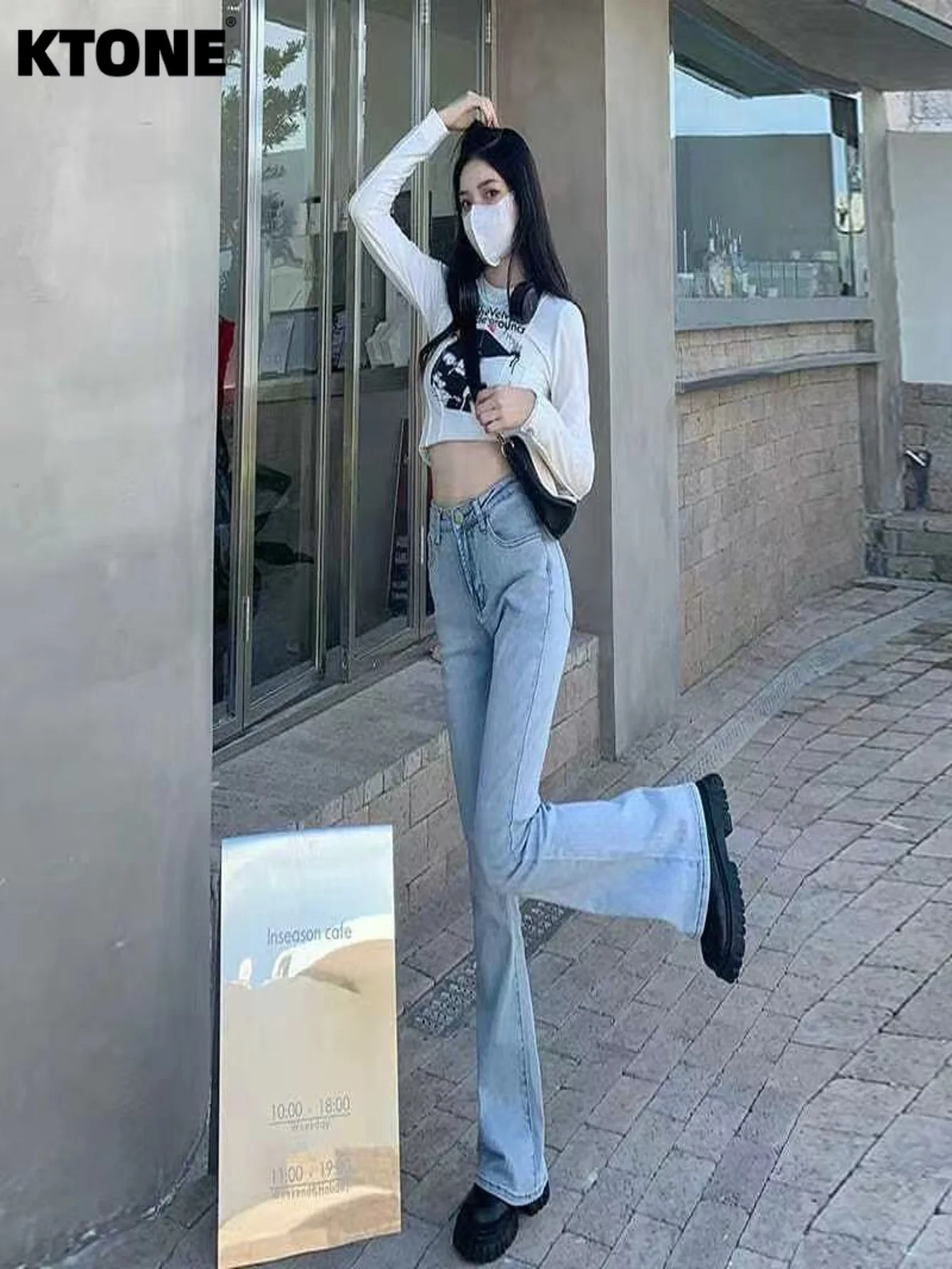 

Men's Slim Tight Blue Jeans Pant For Man Unisex Drip Style Original Fit No accessories or belts included