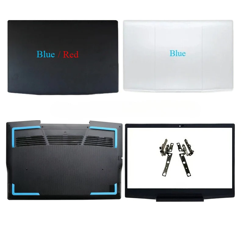 New Shell For Dell G3 15 3590 3500 P89F LCD Back Cover Front Bezel Hinges Bottom Case 0747KP 0423VH 0RCT29 033VG9 03HKFN 0YGCNV