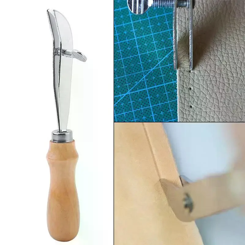 DIY Leathercraft Tool Adjustab - огляд і ціна Groover Stitching Tool