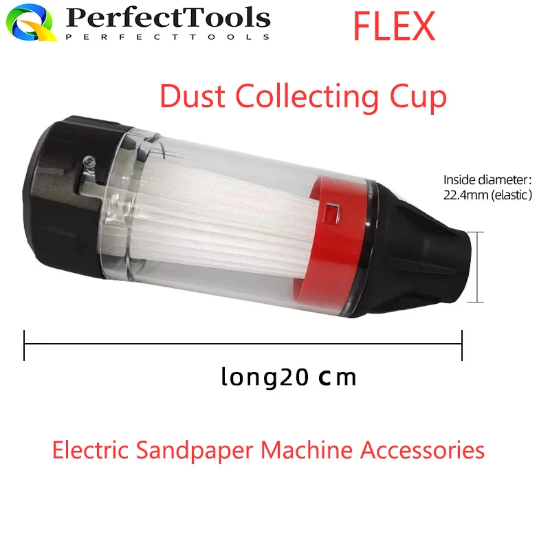 FLEX Dust Collecting Cup Electric Sandpaper Machine Accessories Storage Bag Dust Cup Car Dry Grinder Collected Dust