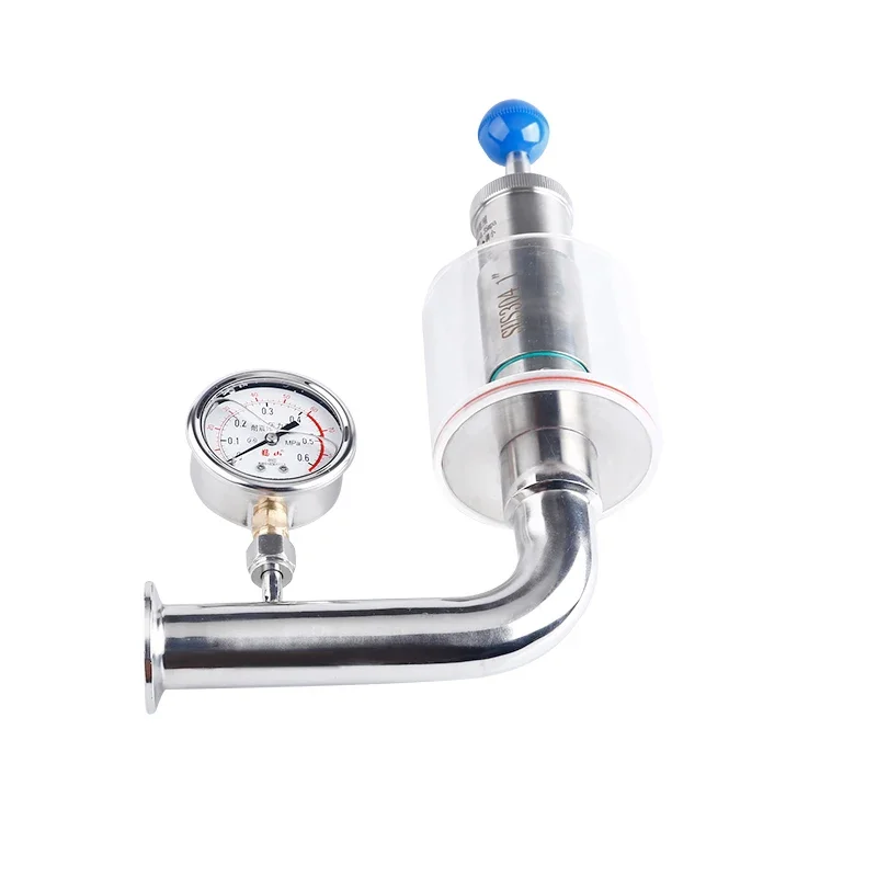 

Sanitary Stainless Steel 304 316l Safety L type Exhaust Valve,Pressure Safety Control Relief Release for Beer Fermentation Tank