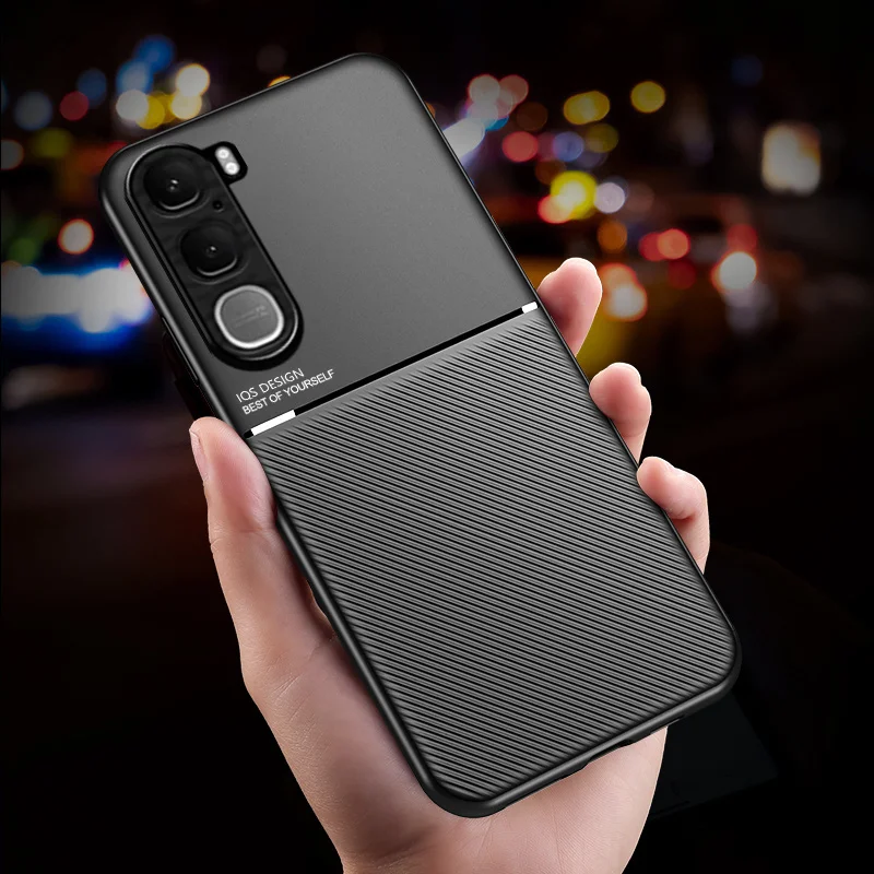 Rugged Non-Slip Case for Vivo Y21d Y31 5G Y21d Protective Cover Magnetic Suction Holder Shell Coque Fundas