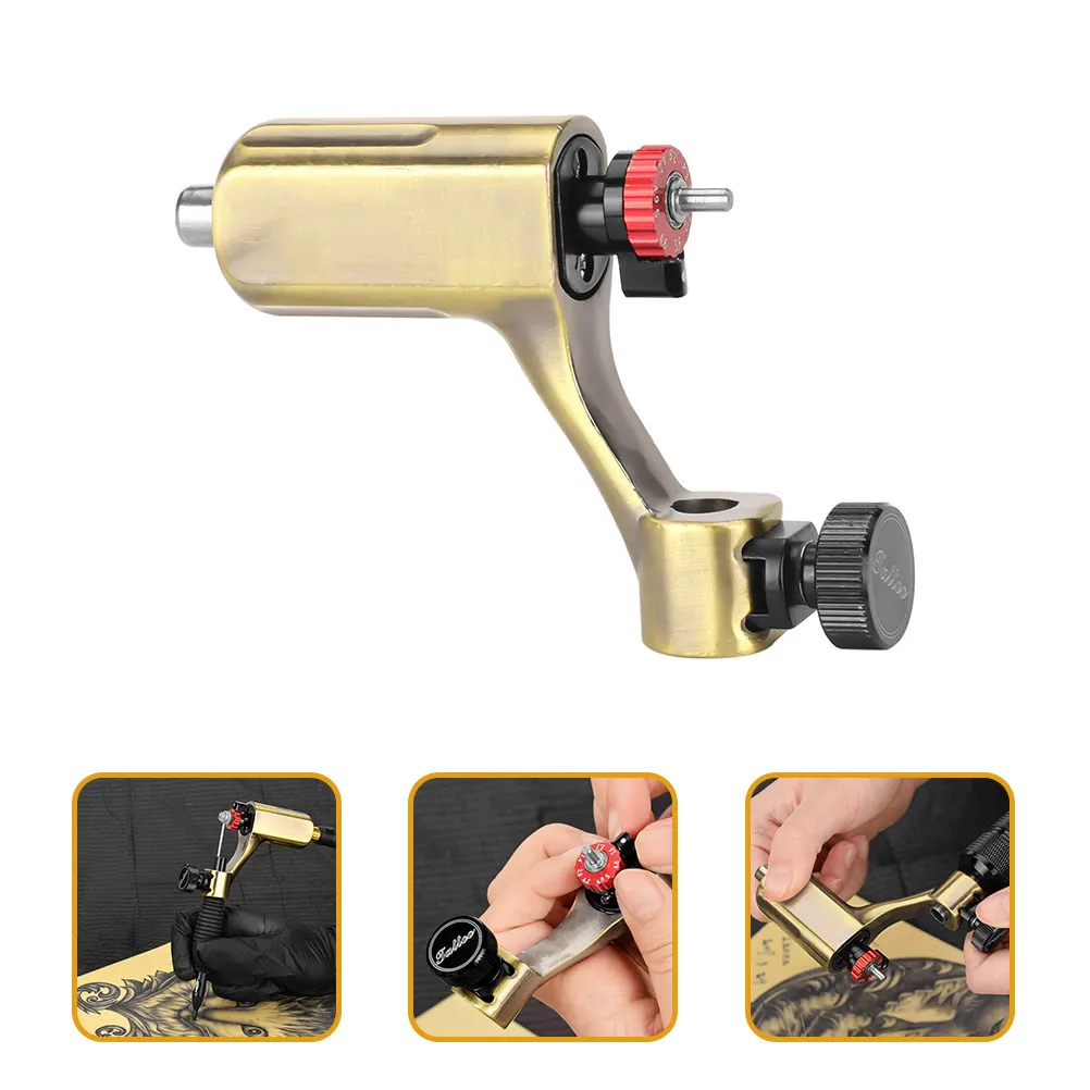 

Машинка для татуировки: премиальная конструкция из цинкового сплава, регулируемая кнопка на нижней панели, компактный размер, идеально подходит для самостоятельного обучения и любителей татуировок.