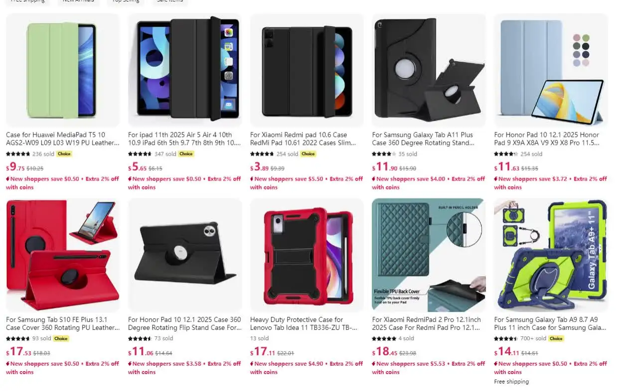 For Samsung Galaxy Tab S10 FE 10.9 inch 2025 SM-X520 SM-X526B Case 