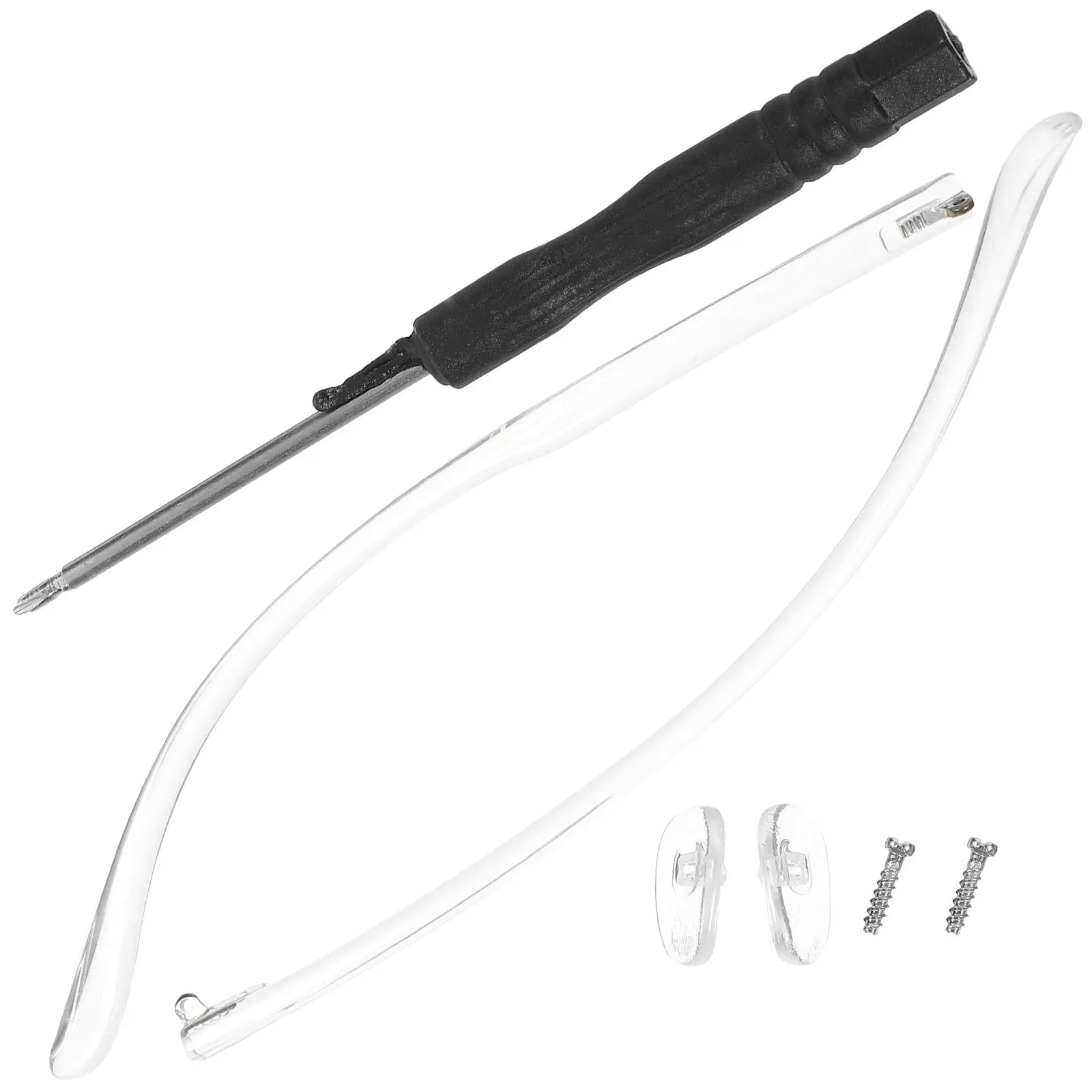 1Pair Universal Eyeglasses Replacement Temple Electroplated Glossy Comfort Temple Arms for Eyeglasses Sunglasses Repair