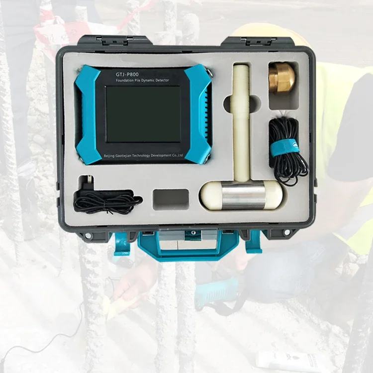 Low Strain Impact Integrity Testing Of Deep Foundations Dynamic Pile Test Analyzer And Pile Integrity Tester