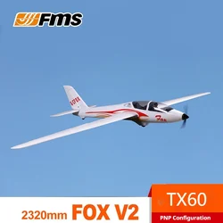 FMS 2320mm Super Large Wingspan Fox V2 Glider Model Aircraft Electric Remote Control Aircraft Fixed Wing Foam Aircraft Remote