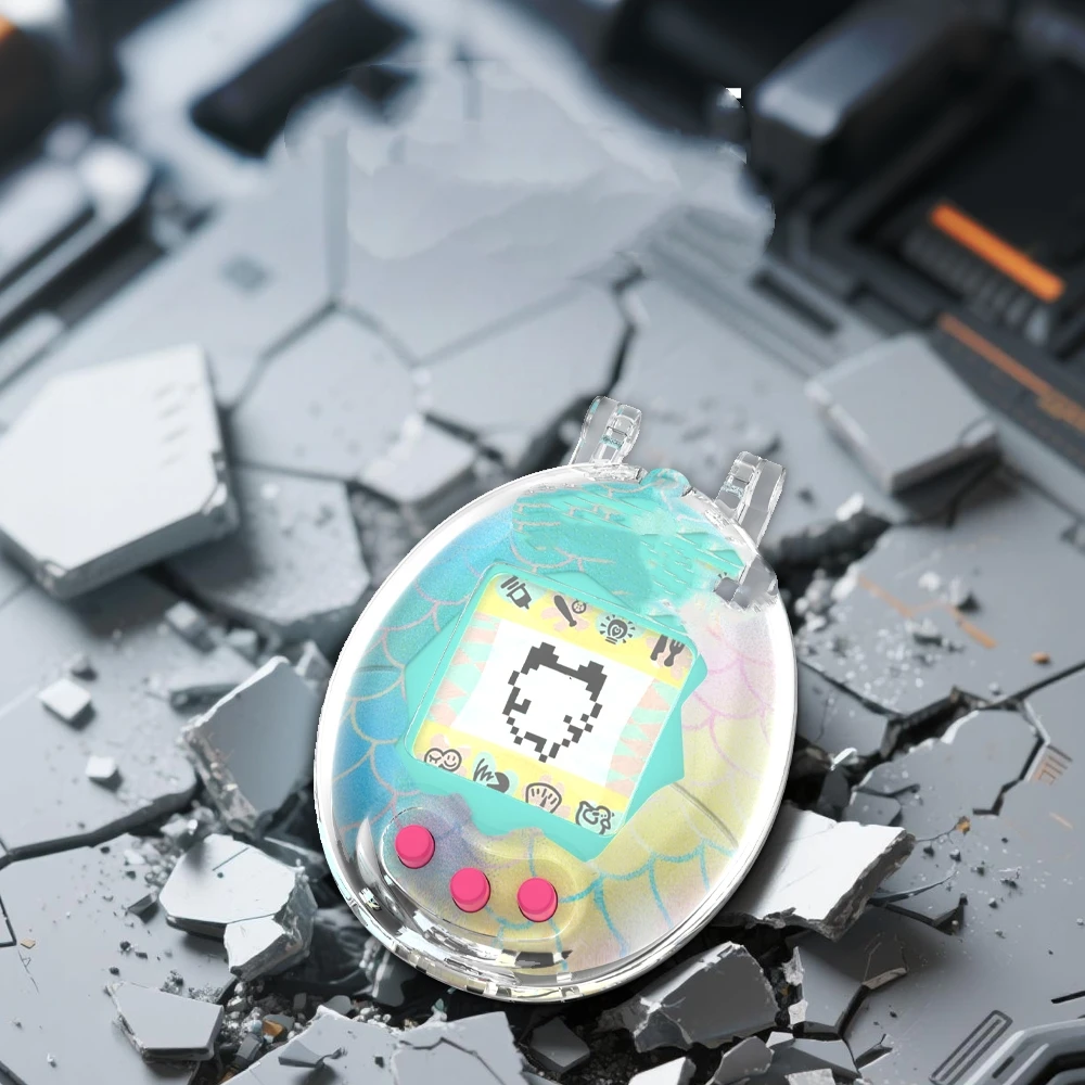 

Protective Cover for Tamagotchi Original Game Console, Anti-Drop Clear PC Hard Shell Protection Shell Cover For Electronic Pet