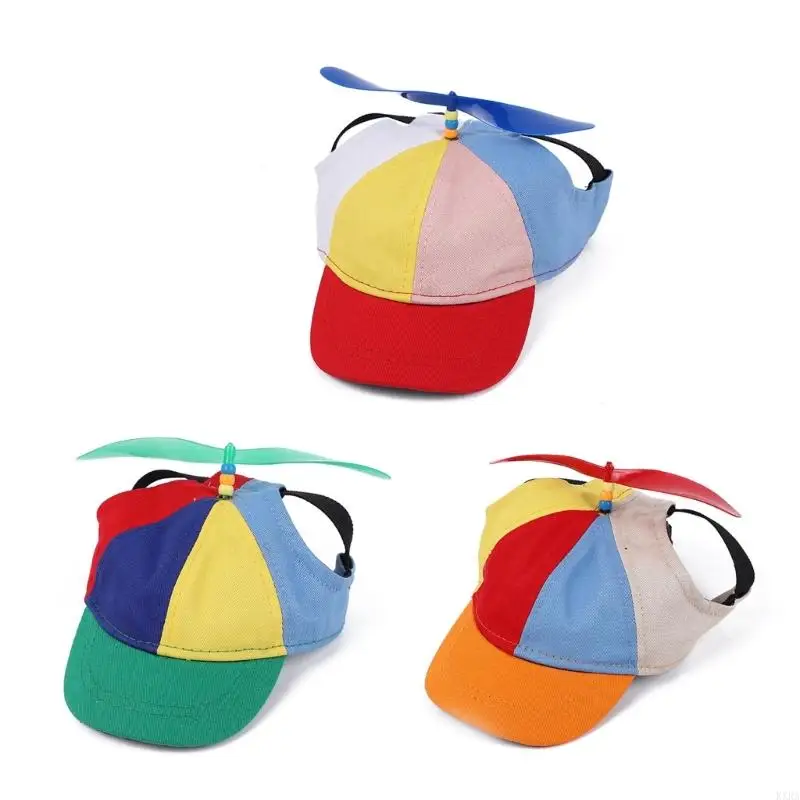 

KXRA Dogs Hats Sunbonnet Sports Theme Hat Outdoor Wearing Colorful Decorative Hat