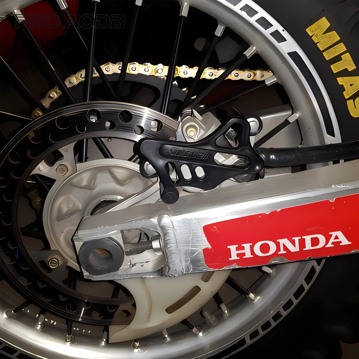Rear Brake Disc Rotor Cover Guard Protection For KAYO Honda CR 125R 250R 2002-2020 CRF 250X 450X 250RX 250R 450R 2002-2023 Model - view 5