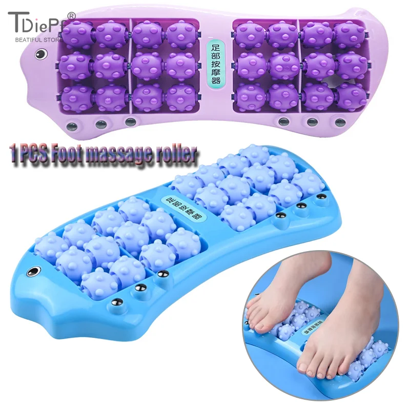 

Роликовый массажер для ног Массаж ног Магнитный ролик с шариками Многоточечный массаж ног Терапия ног Тренировочный массажер для ног Синий Фиолетовый