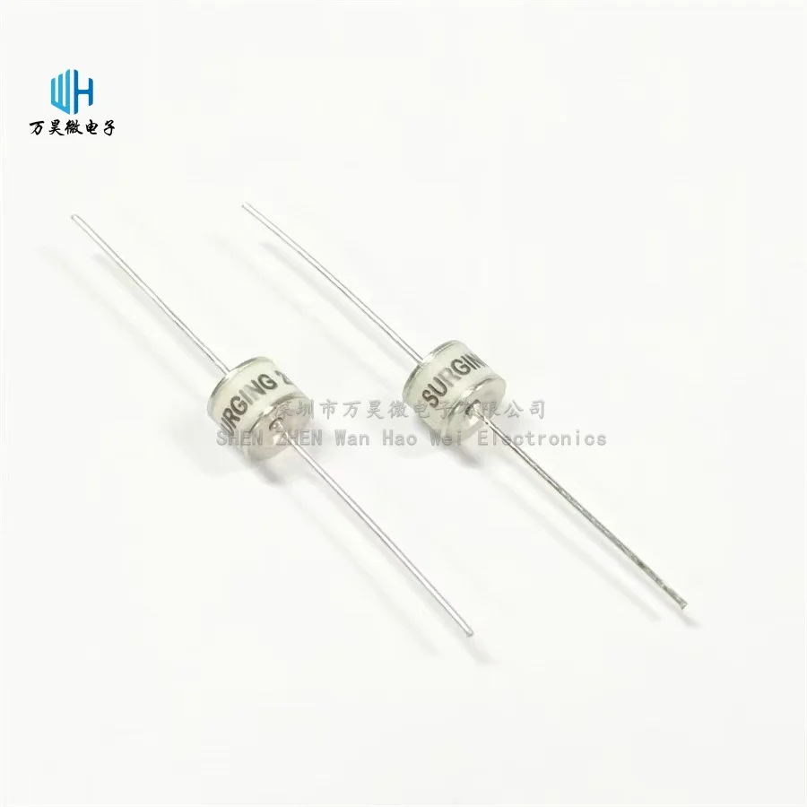 

10PCS/LOT 400V ceramic gas discharge tube 8*6mm 10KA 2RM400L-8 SXH81-400X 2R400TB-8 SC2E8-400ML B8G ZM86 400V Surge protective