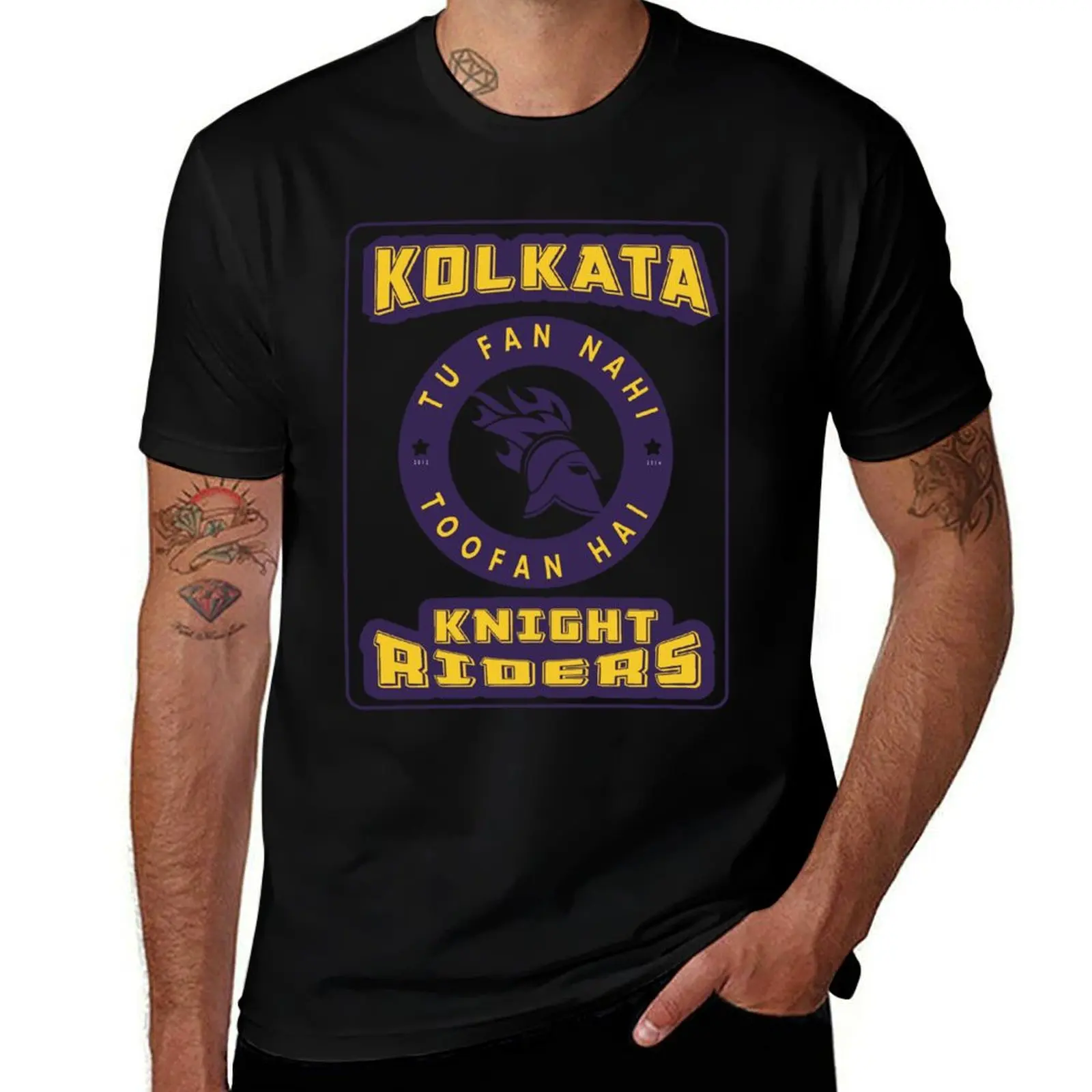 

KKR Kolkata Knight riders T-Shirt t shirts for man graphic cars funny t shirts dark humor