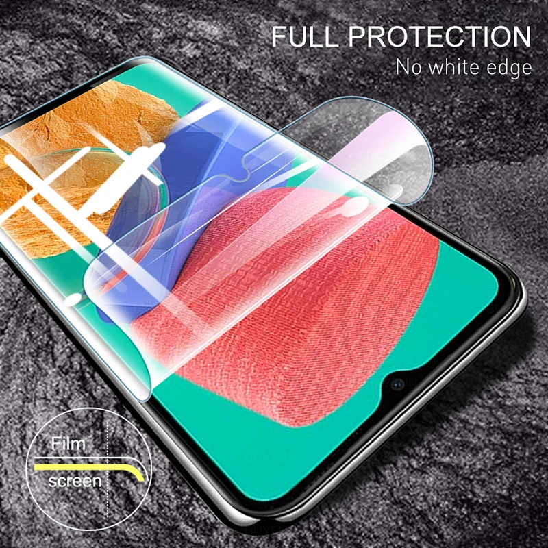 Film protecteur d'écran en hydrogel pour Samsung Galaxy, pour modèles A10, A20, A30, A40, A50, A60, A70, A80, A90, M10, M20, M30, M40, A20E, 3 pièces