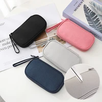 1 New Data Cable Storage Bag Travel Storage Bag Portable Waterproof Double-layer Storage Bag Wire Storage Box 4