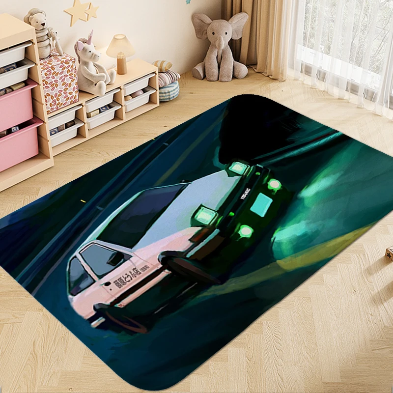 Kitchen Treadmill Rugs A-Initial Ds Funny Doormat Entrance Door Washable Non-slip Rug Aesthetic Anime Carpet Bedroom Foot Mat