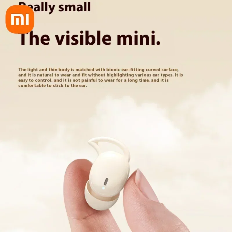 سماعات أذن Xiaomi TWS Sleep اللاسلكية Bluetooth5.4 داخل الأذن سماعات ستيريو مخفية مزودة بخاصية إلغاء الضوضاء مع ميكروفون