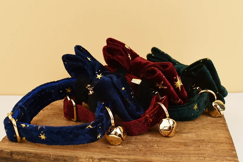 Katzenhalsband mit Schleife, verstellbar, sicher, personalisiertes Haustierhalsband, individueller Name, weich – Detail 4