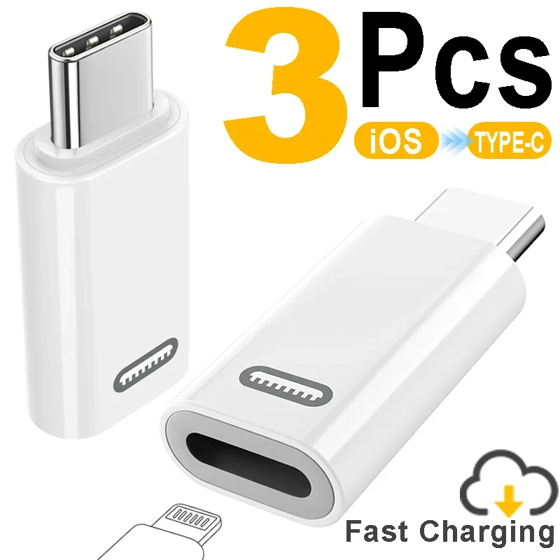 IOS To USB C Fast Charging Adaptador Lightnning To Type C Adapter USB C Data Transfer Converter for IPhone 16 15 Samsung Google