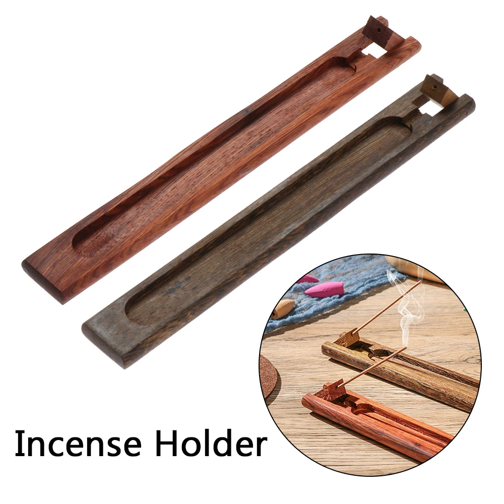 Teahouse Office Spa Wooden Sticks Incense Holder Pressure Relief Burner Aromatherapy Base