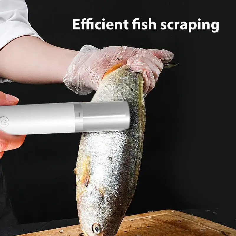 Electric Fish Scaler 1500mAh Fish Scaler Remover Fast Cleaning No Mess Scraper Fish Skin Cordless Sea Food accessories