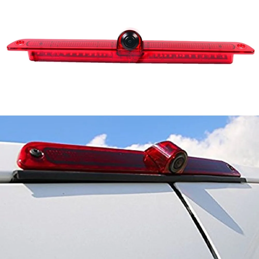 HD 720P 3rd Brake Light Stop Lights Rear View Camera+5'' monitor for MB LWB Sprinter Mercedes Sprinter W906 1500 2500/Crafter