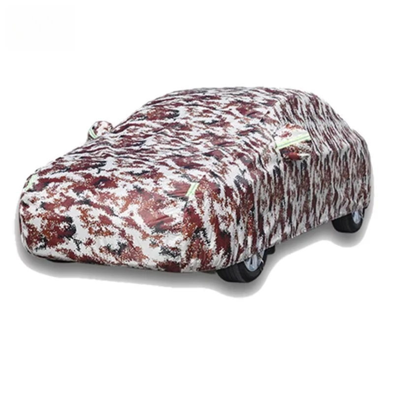 Dustproof Sun Rainproof Heat-insulating Coated Silver Waterproof Inflatable Car Cover