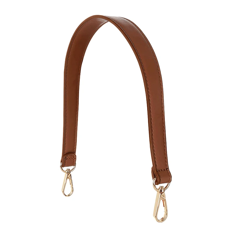 7 Colors PU Leather Bag Strap Handbags Handles For Handbag Short Bag Strap Purse Strap Golden Buckle Replacement Bag Belt Band