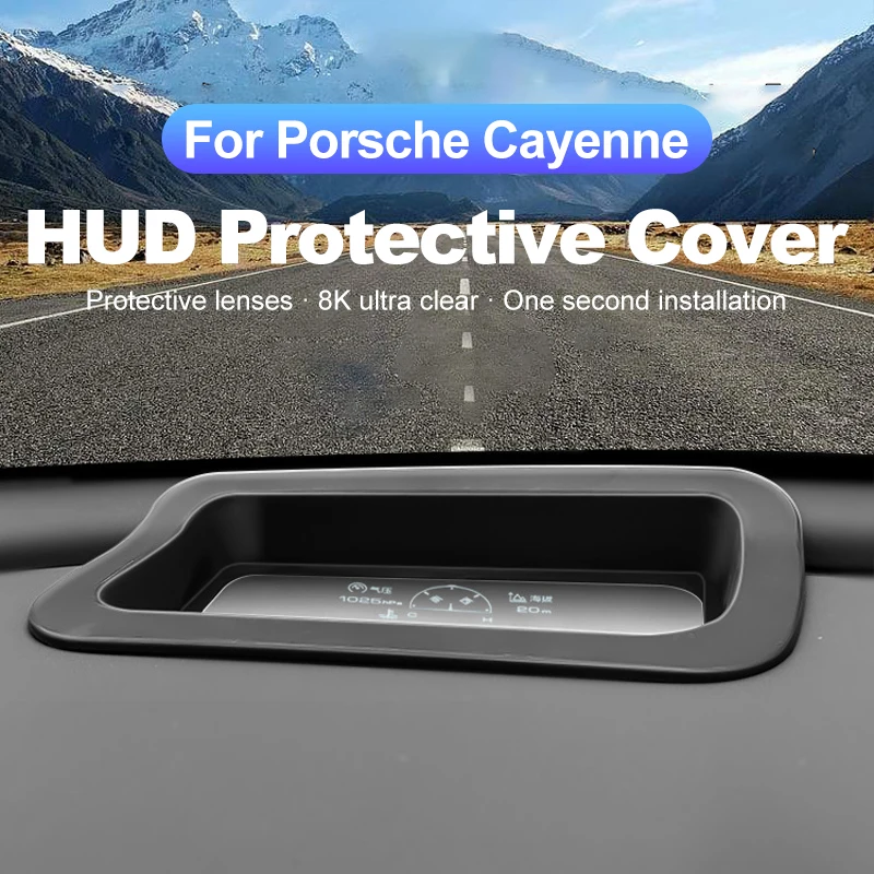 

Dedicated Car HUD Display Reflective Protection Screen Frame Dustproof Anti-Scratches Cover For Porsche Cayenne 2024