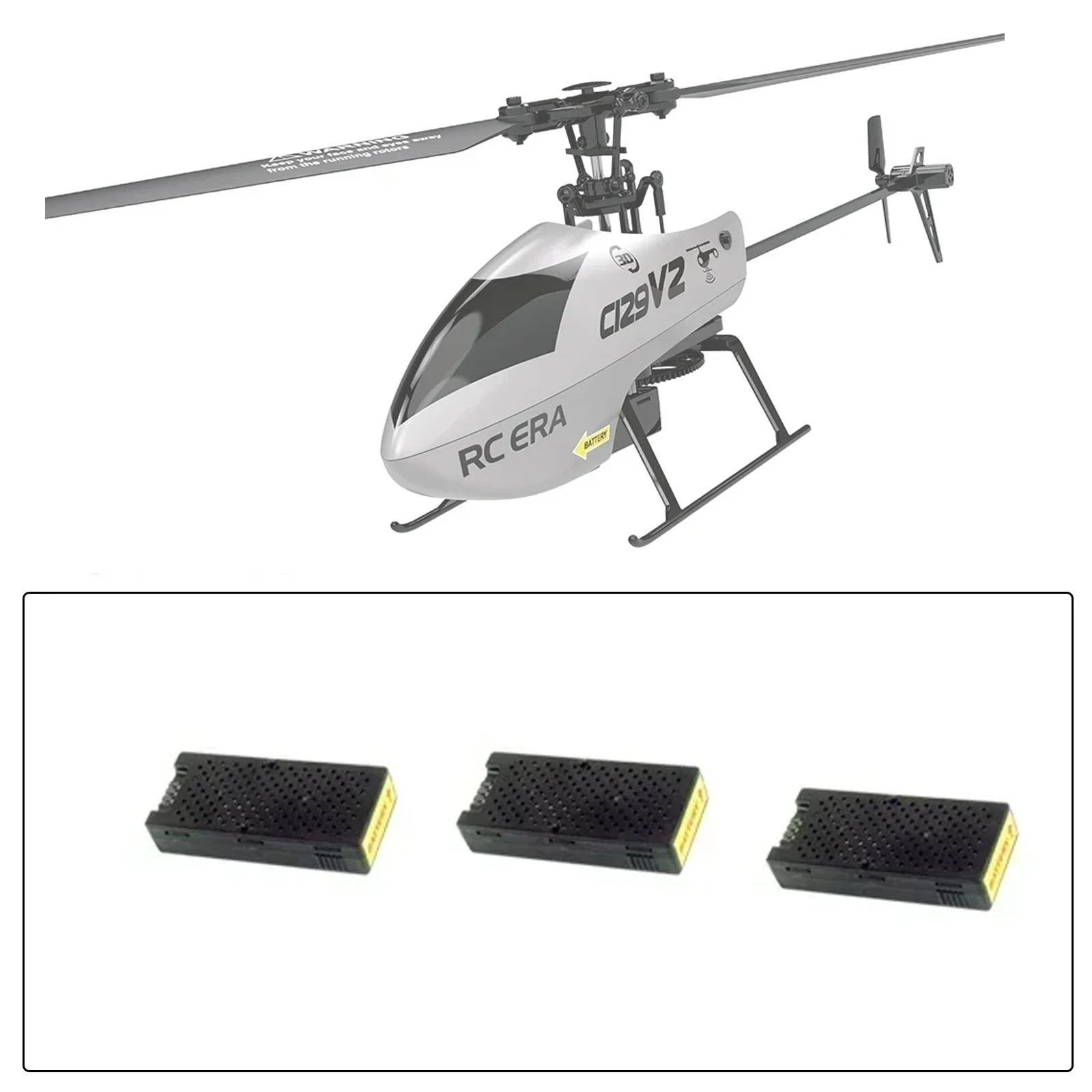 RC 귀 C129 / C129 V2 RC 헬리콥터 예비 부품 C129 V2 액세서리 용 3.7V 350mAh Li-Po 배터리